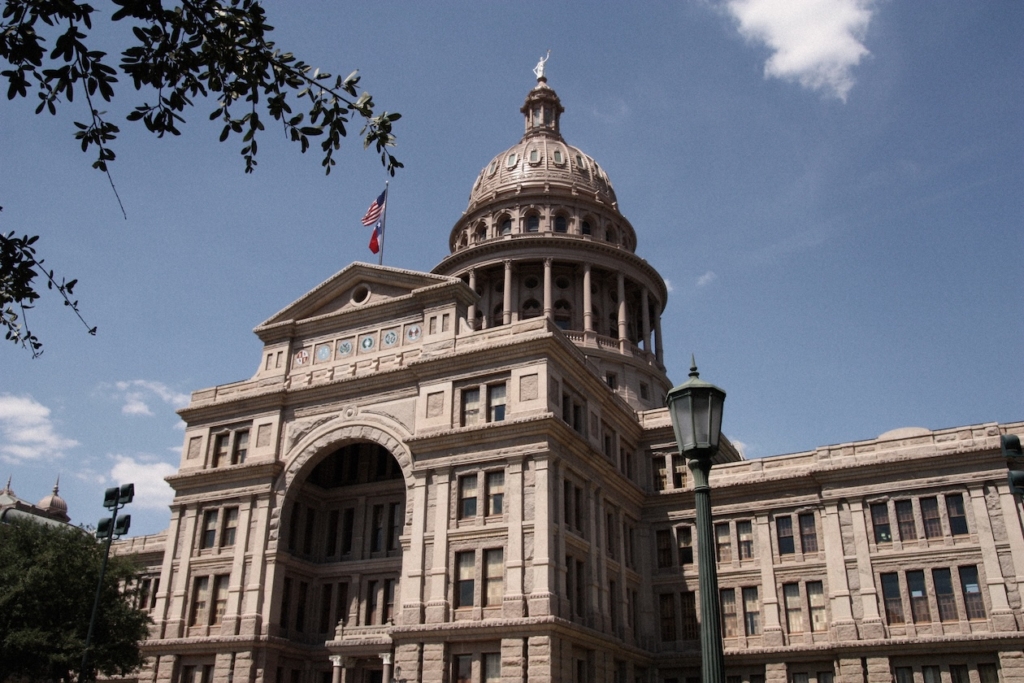 Texas State Capitol Building Exterior Sky Texas State Capitol building against a blue sky