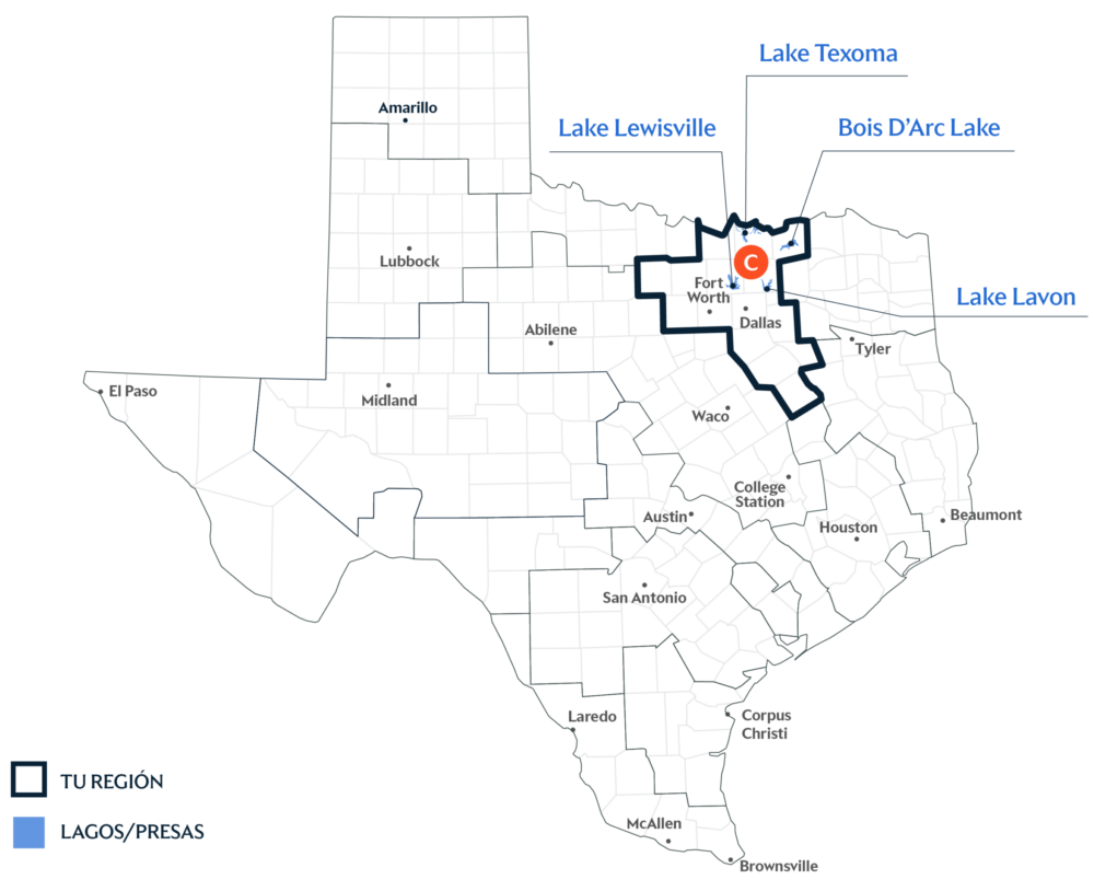 Texas Water Foundation Regional Map for C Region