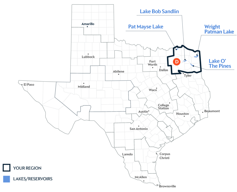 Region D - Regional Map TWF