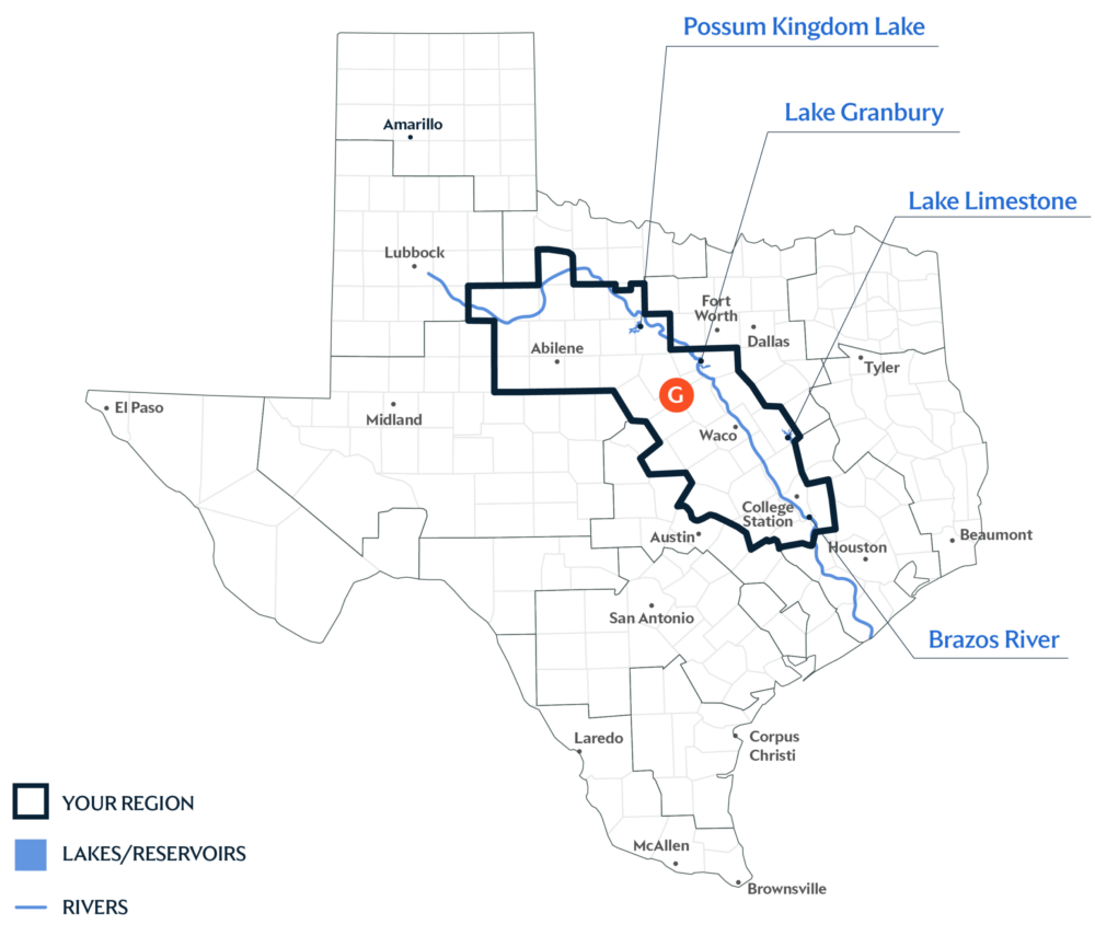 Region G - Regional Map TWF