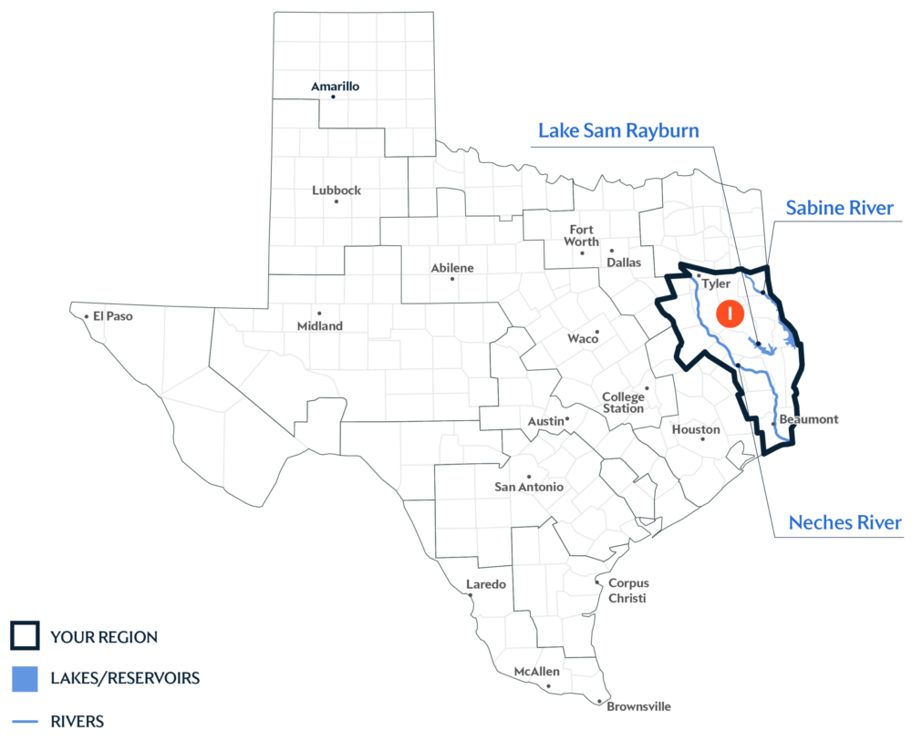 Region I - Regional Map TWF